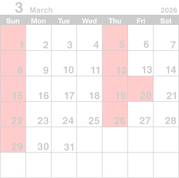 �����̃J�����_�[